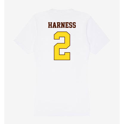 Western Michigan - NCAA Women's Basketball : Alli Harness - Women's V-Neck T-Shirt-1