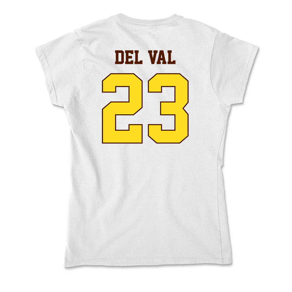Western Michigan - NCAA Softball : Alysa Del Val - Soft Style Women’s T-Shirt-1