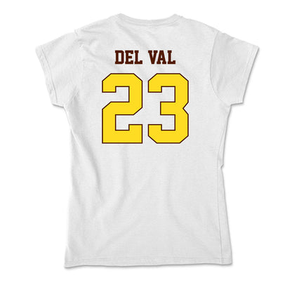 Western Michigan - NCAA Softball : Alysa Del Val - Soft Style Women’s T-Shirt-1