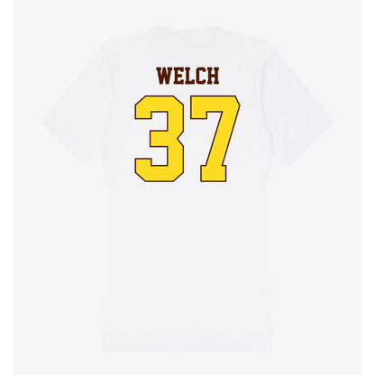 Western Michigan - NCAA Football : Gabe Welch - Women's V-Neck T-Shirt-1