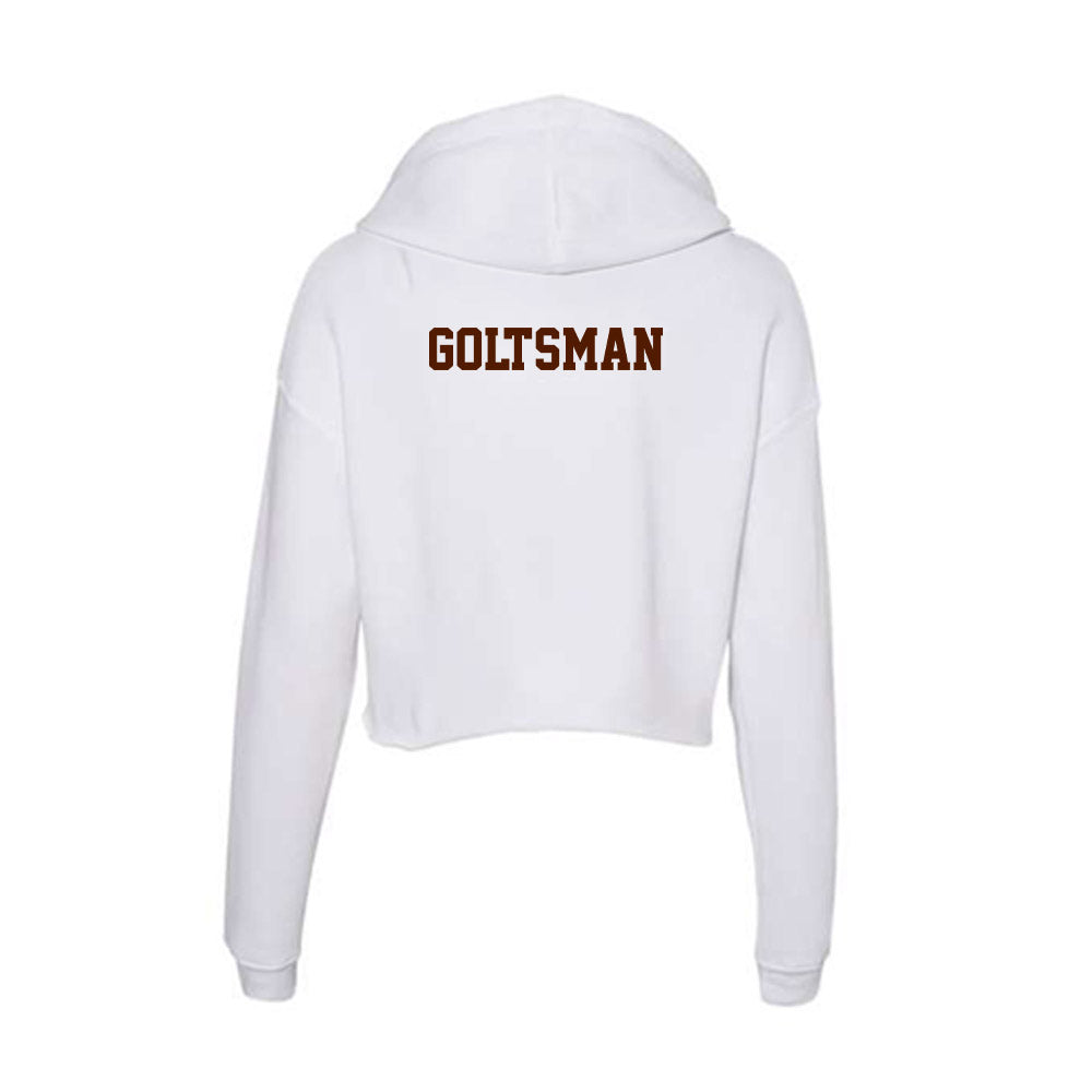 Western Michigan - NCAA Women's Gymnastics : Estee Goltsman - Women's Crop Fleece Hoodie-1