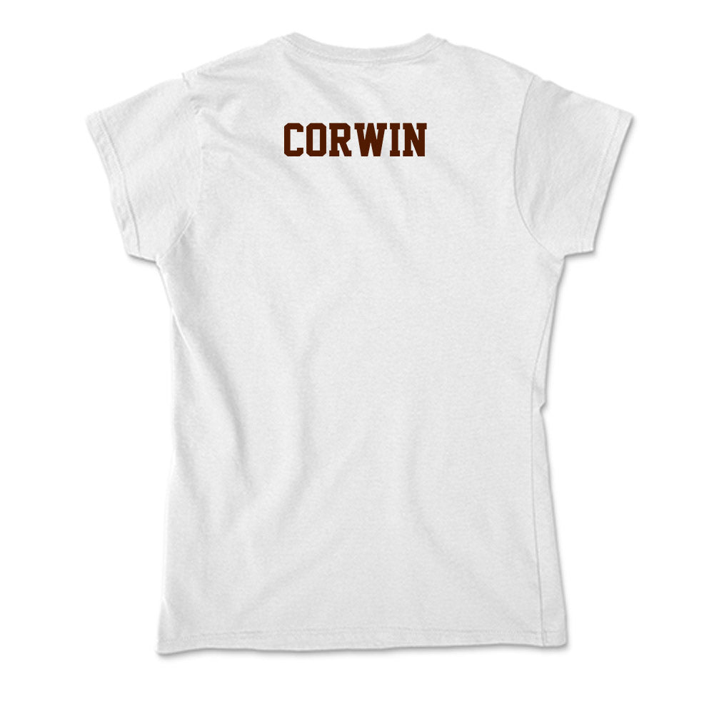 Western Michigan - NCAA Men's Tennis : Oscar Corwin - Soft Style Women’s T-Shirt-1