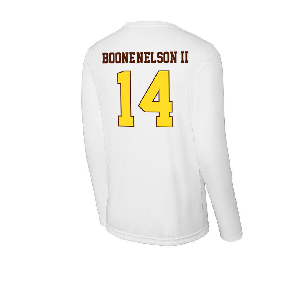 Western Michigan - NCAA Football : Keivin Boone-Nelson II - Activewear Long Sleeve T-Shirt-1