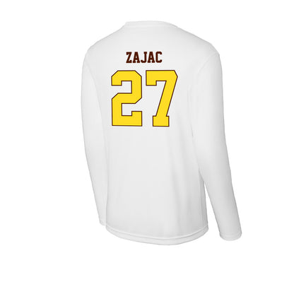 Western Michigan - NCAA Baseball : Nolan Zajac - Activewear Long Sleeve T-Shirt-1