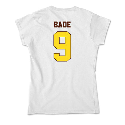 Western Michigan - NCAA Men's Ice Hockey : Zach Bade - Soft Style Women’s T-Shirt-1