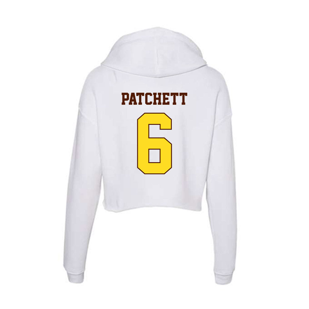 Western Michigan - NCAA Women's Volleyball : Annalise Patchett - Women's Crop Fleece Hoodie-1