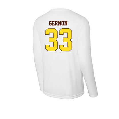 Western Michigan - NCAA Baseball : Jake Gernon - Activewear Long Sleeve T-Shirt-1