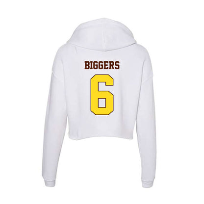 Western Michigan - NCAA Men's Soccer : Liam Biggers - Women's Crop Fleece Hoodie-1