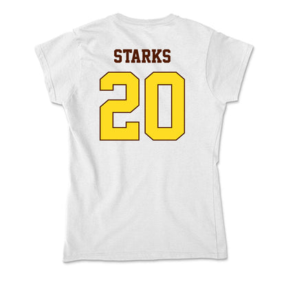 Western Michigan - NCAA Women's Basketball : Kailey Starks - Soft Style Women’s T-Shirt-1