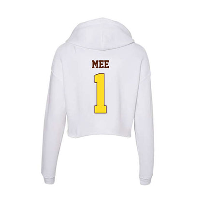 Western Michigan - NCAA Baseball : Grady Mee - Women's Crop Fleece Hoodie-1