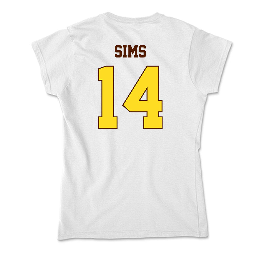 Western Michigan - NCAA Football : Jarvarius Sims - Soft Style Women’s T-Shirt-1