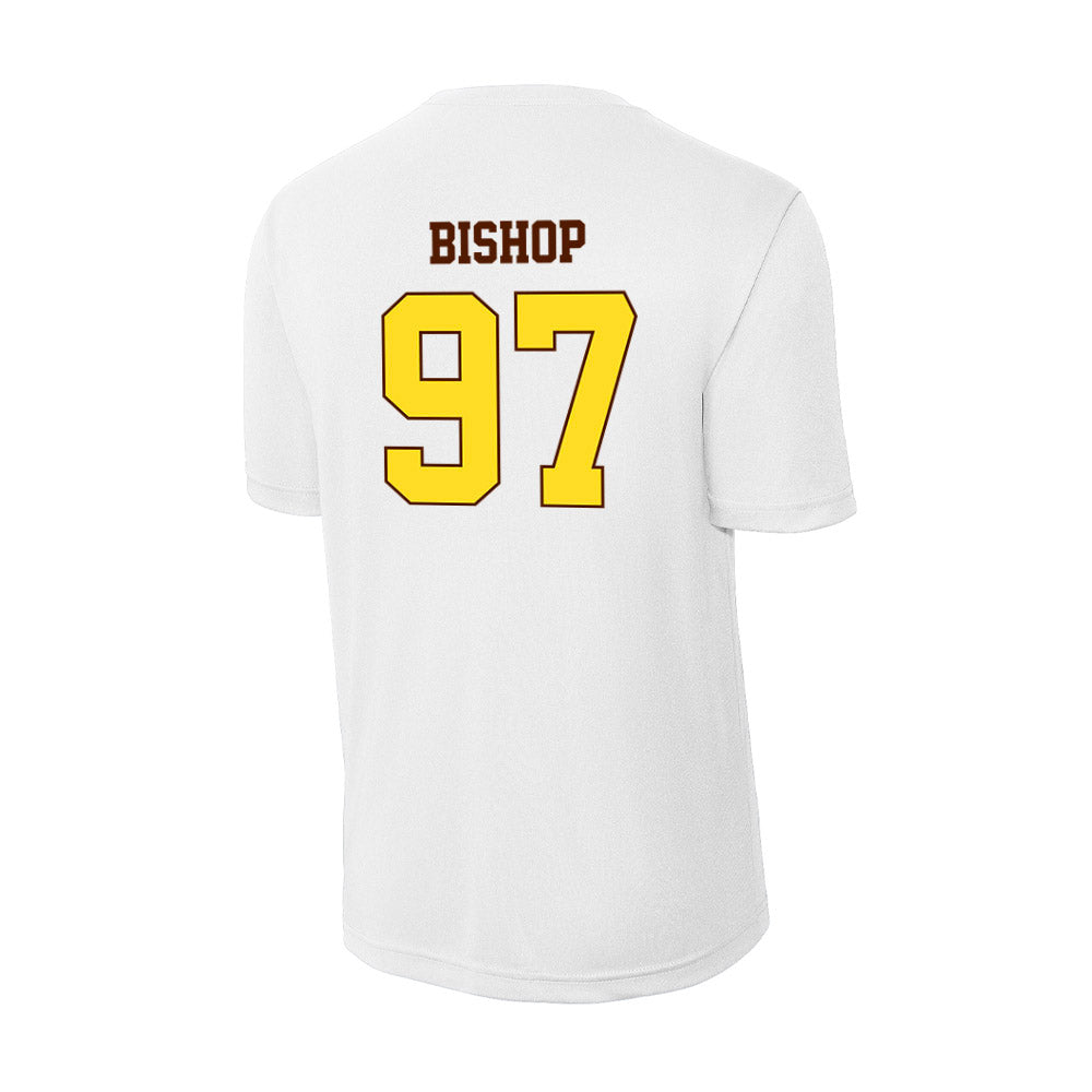 Western Michigan - NCAA Football : Noah Bishop - Activewear T-Shirt-1