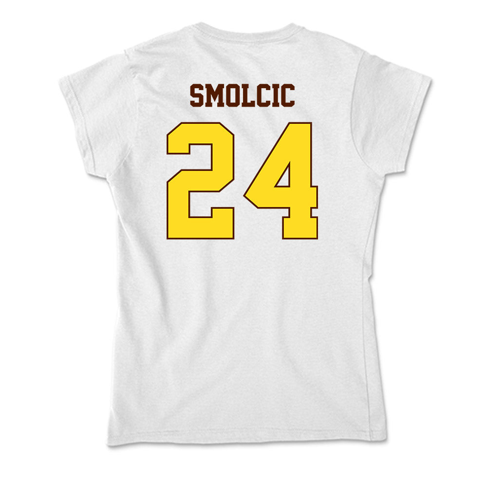 Western Michigan - NCAA Men's Soccer : Adam Smolcic - Soft Style Women’s T-Shirt-1
