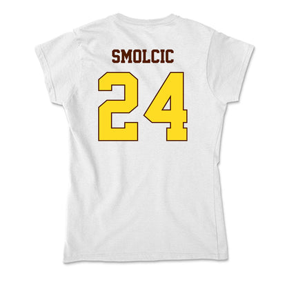 Western Michigan - NCAA Men's Soccer : Adam Smolcic - Soft Style Women’s T-Shirt-1
