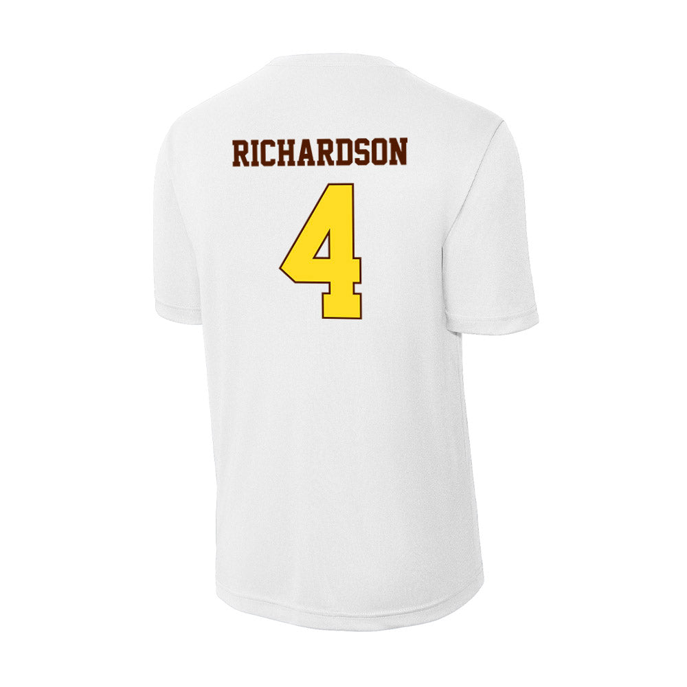 Western Michigan - NCAA Women's Basketball : DeAhna Richardson - Activewear T-Shirt-1