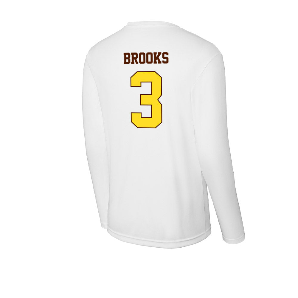 Western Michigan - NCAA Football : Baylin Brooks - Activewear Long Sleeve T-Shirt-1