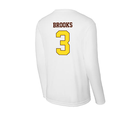 Western Michigan - NCAA Football : Baylin Brooks - Activewear Long Sleeve T-Shirt-1