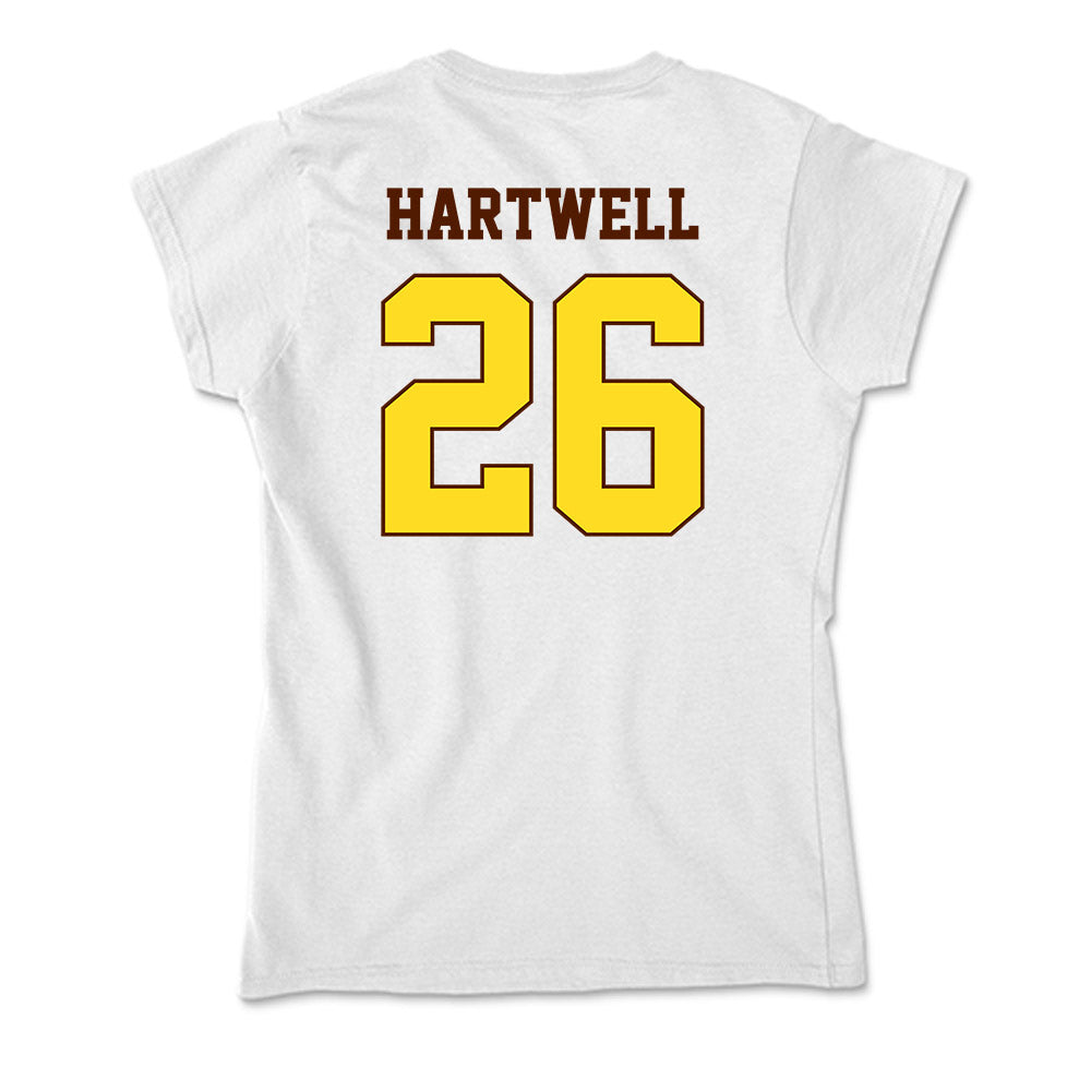 Western Michigan - NCAA Football : Tre' Hartwell - Soft Style Women’s T-Shirt-1