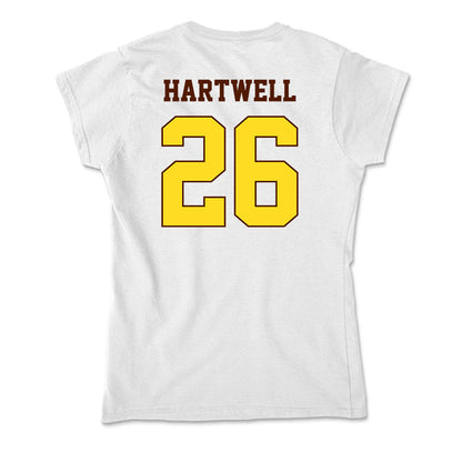 Western Michigan - NCAA Football : Tre' Hartwell - Soft Style Women’s T-Shirt-1