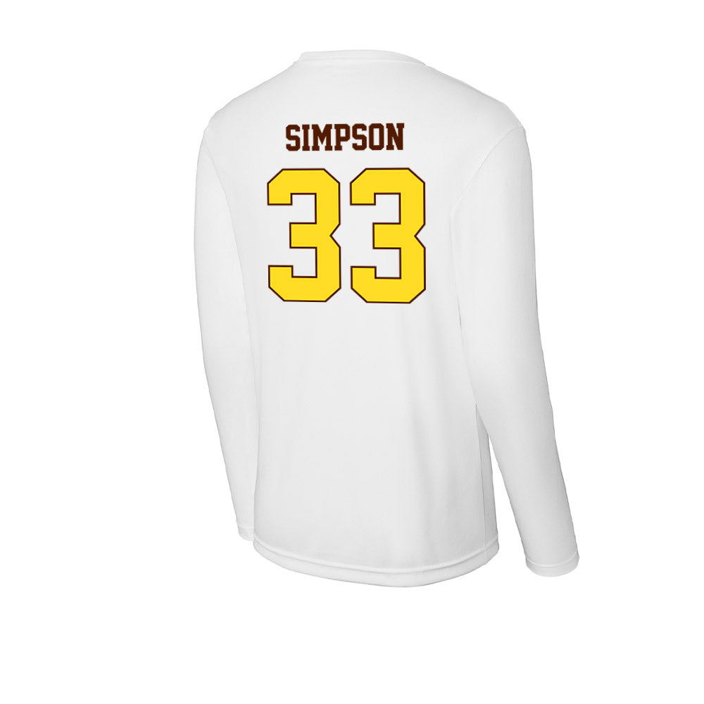 Western Michigan - NCAA Women's Soccer : Ella Simpson - Activewear Long Sleeve T-Shirt-1