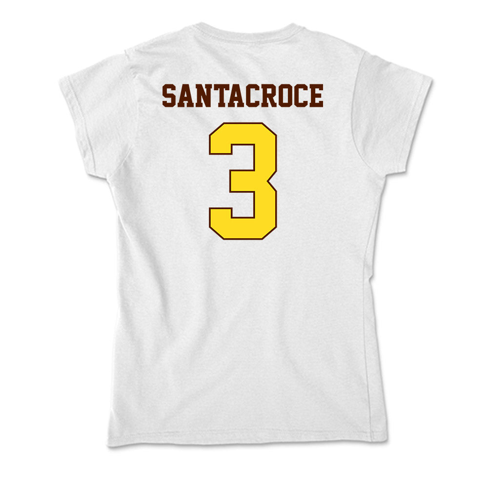 Western Michigan - NCAA Men's Soccer : Giuseppe Santacroce - Soft Style Women’s T-Shirt-1