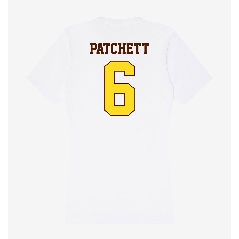 Western Michigan - NCAA Women's Volleyball : Annalise Patchett - Women's V-Neck T-Shirt-1