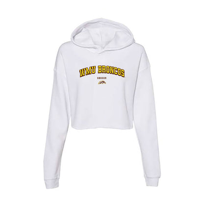 Western Michigan - NCAA Men's Soccer : Stephen Belanger - Women's Crop Fleece Hoodie-0