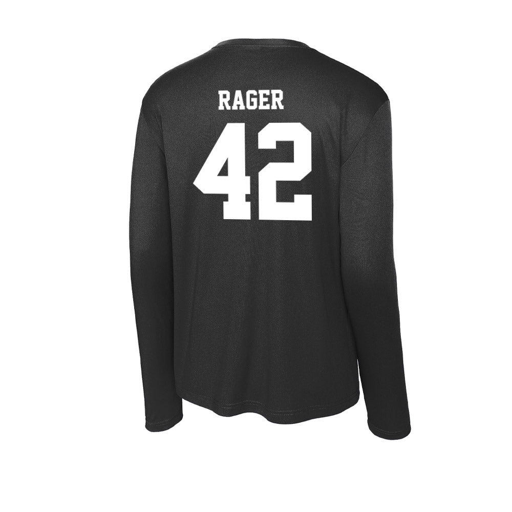 Robert Morris - NCAA Football : Carson Rager - Activewear Long Sleeve T-Shirt-1