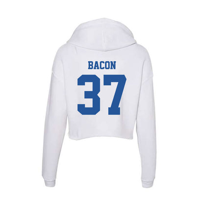Hampton - NCAA Football : Elijah Bacon - Women's Crop Fleece Hoodie-1