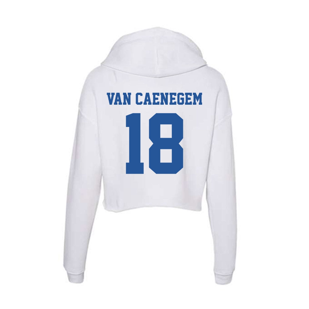 Hampton - NCAA Women's Soccer : Ellen Van Caenegem - Women's Crop Fleece Hoodie-1