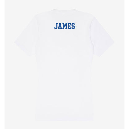 Hampton - NCAA Women's Track & Field : Danielle James - Women's V-Neck T-Shirt-1