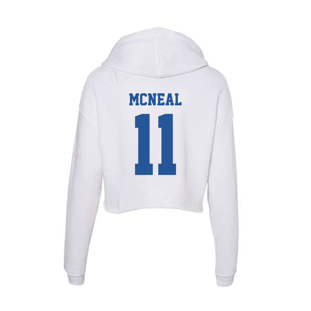 Hampton - NCAA Women's Volleyball : Kylah McNeal - Women's Crop Fleece Hoodie-1