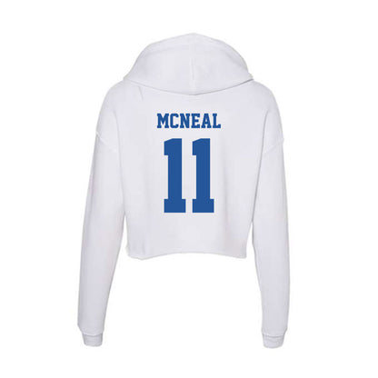 Hampton - NCAA Women's Volleyball : Kylah McNeal - Women's Crop Fleece Hoodie-1