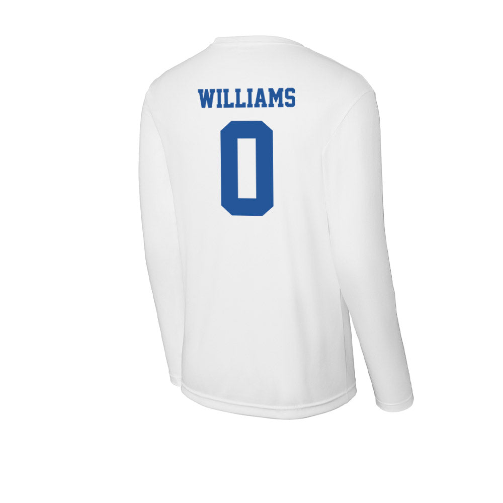 Hampton - NCAA Men's Basketball : Kody Williams - Activewear Long Sleeve T-Shirt-1