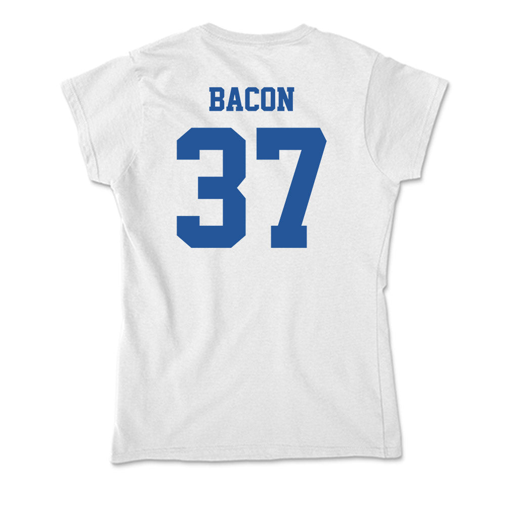 Hampton - NCAA Football : Elijah Bacon - Soft Style Women’s T-Shirt-1