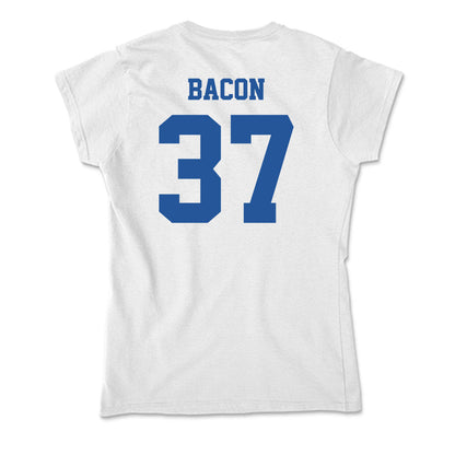 Hampton - NCAA Football : Elijah Bacon - Soft Style Women’s T-Shirt-1