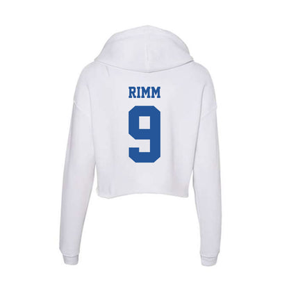 Hampton - NCAA Women's Volleyball : Jaya Rimm - Women's Crop Fleece Hoodie-1