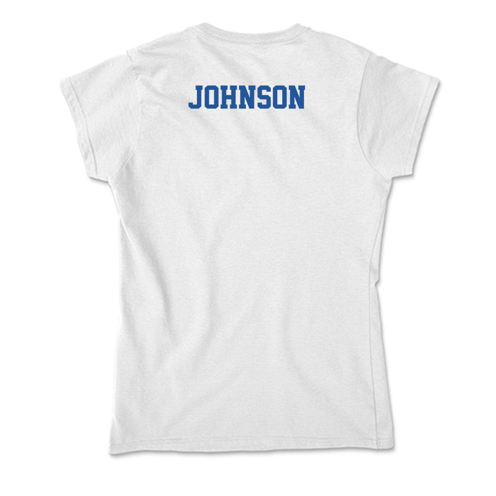 Hampton - NCAA Women's Track & Field : Kenidi Johnson - Soft Style Women’s T-Shirt-1