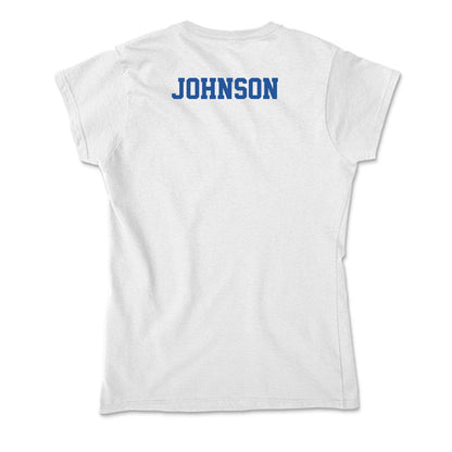 Hampton - NCAA Women's Track & Field : Kenidi Johnson - Soft Style Women’s T-Shirt-1
