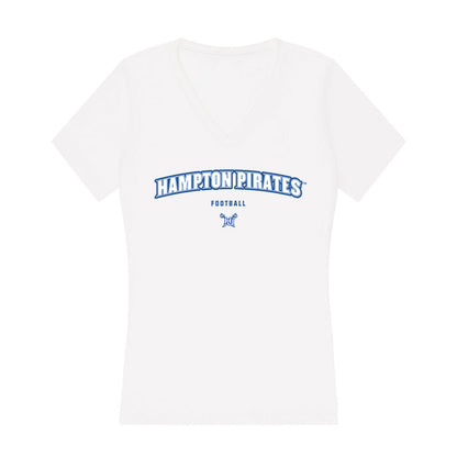 Hampton - NCAA Football : Nijay Gay - Women's V-Neck T-Shirt-0