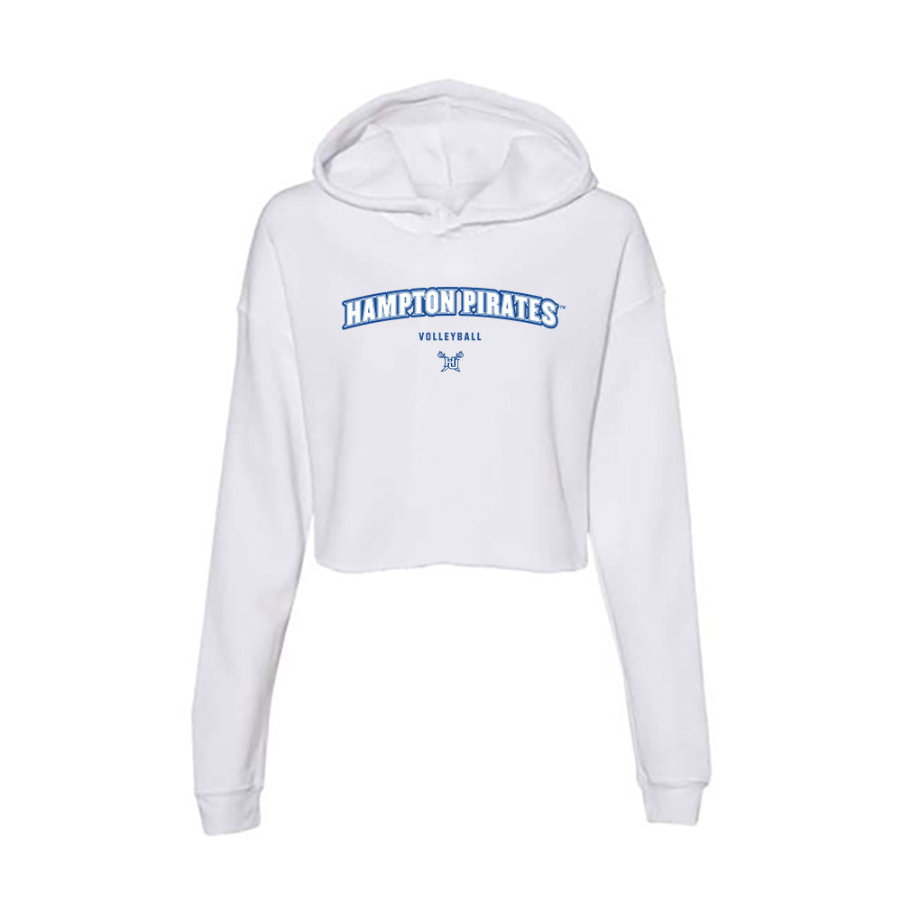 Hampton - NCAA Women's Volleyball : Jaya Rimm - Women's Crop Fleece Hoodie-0