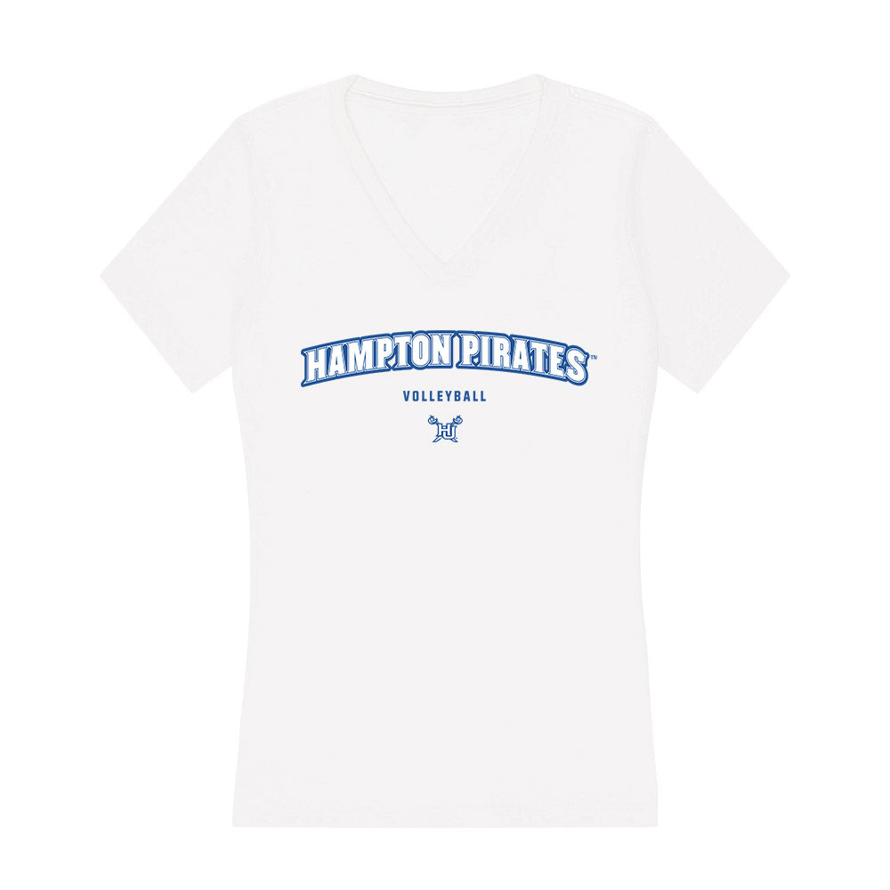 Hampton - NCAA Women's Volleyball : Kylah McNeal - Women's V-Neck T-Shirt-0