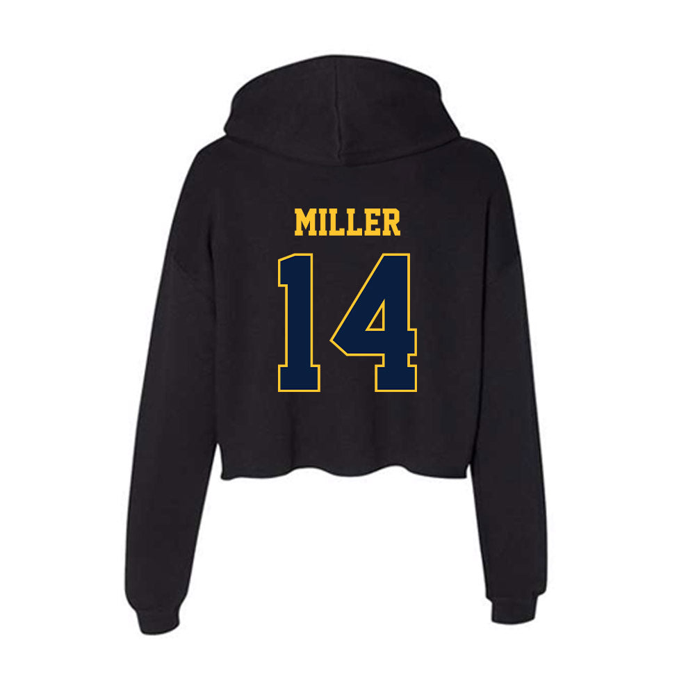 East Tennessee State - NCAA Baseball : Cody Miller - Women's Crop Fleece Hoodie-1