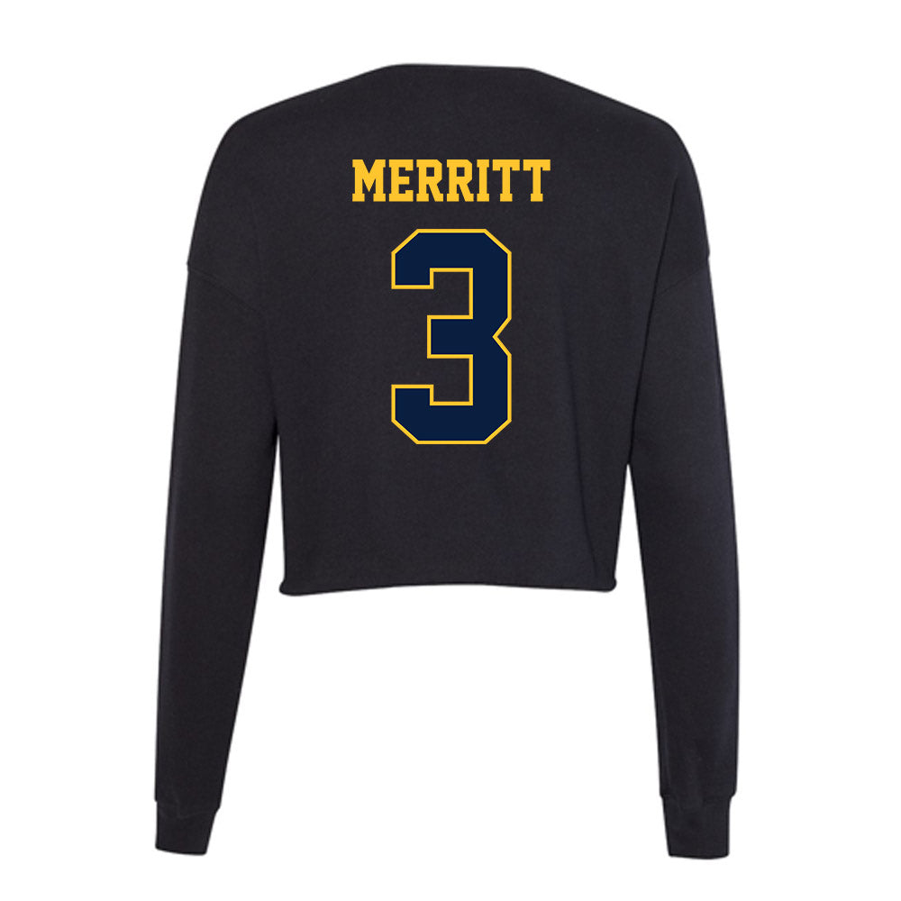 East Tennessee State - NCAA Softball : Addison Merritt - Women's Cropped Crew Fleece-1