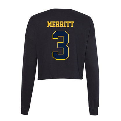 East Tennessee State - NCAA Softball : Addison Merritt - Women's Cropped Crew Fleece-1