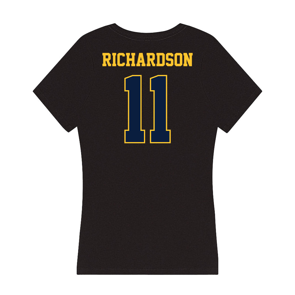 East Tennessee State - NCAA Women's Basketball : Carmen Richardson - Women's V-Neck T-Shirt-1