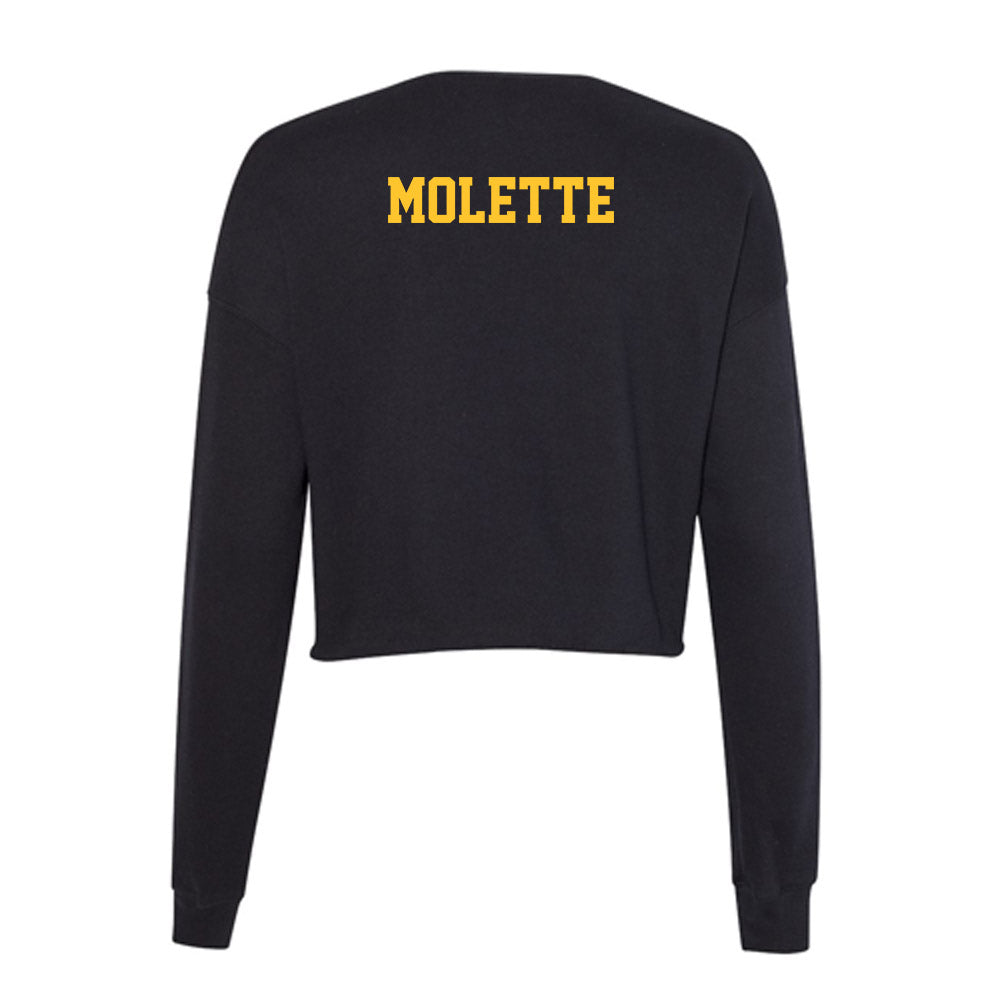 East Tennessee State - NCAA Women's Track & Field : Akera Molette - Women's Cropped Crew Fleece-1