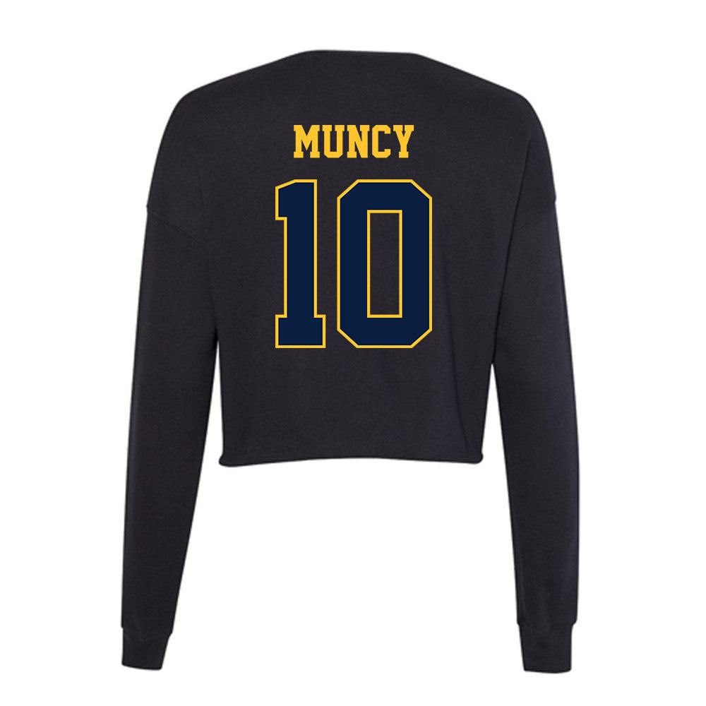 East Tennessee State - NCAA Softball : Eden Muncy - Women's Cropped Crew Fleece-1