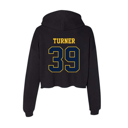 East Tennessee State - NCAA Football : Ethan Turner - Women's Crop Fleece Hoodie-1