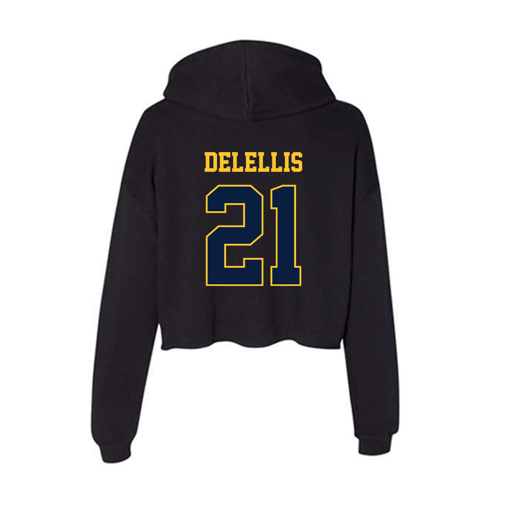 East Tennessee State - NCAA Men's Soccer : Matias Delellis - Women's Crop Fleece Hoodie-1